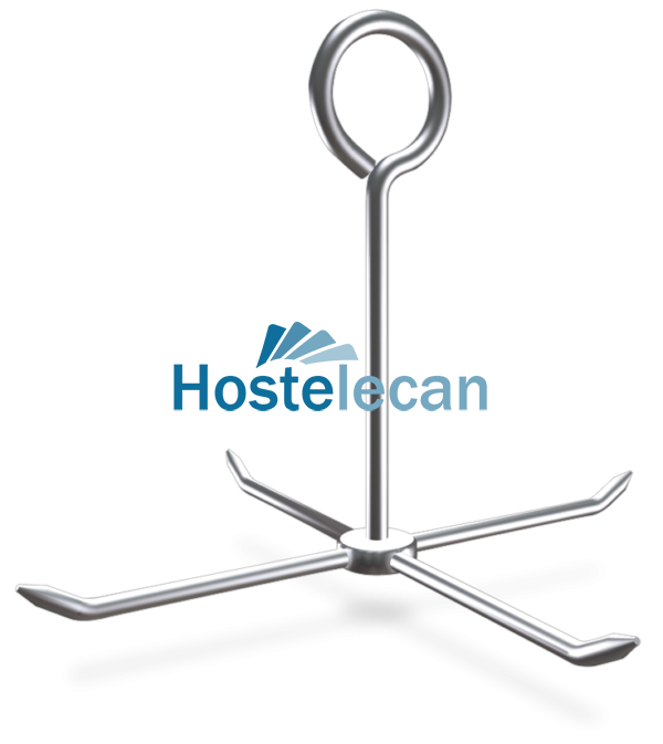 Gancho giratorio salchichero 215 mm.