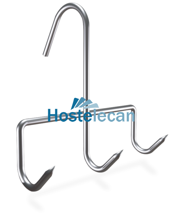 Gancho tres puntas 130 mm.