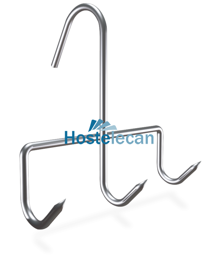 Gancho tres puntas 130 mm.