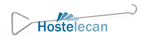 Gancho de arrastre de 761x108x58 mm.