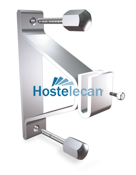 Soporte puente con trasera 200x140 mm.