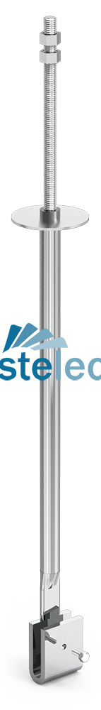 P025802.png Tirante de techo con varilla roscada 500 mm.