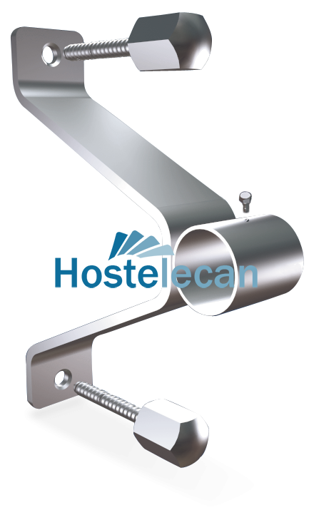 Soporte puente s/trasera para tubo 200x140x30 mm.