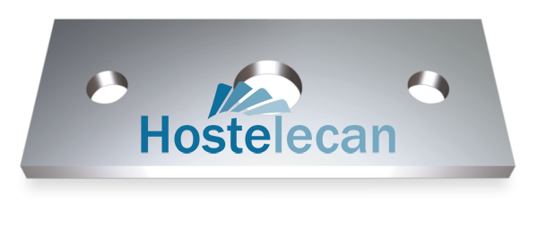 Plaqueta 100x40x5 mm. soldada