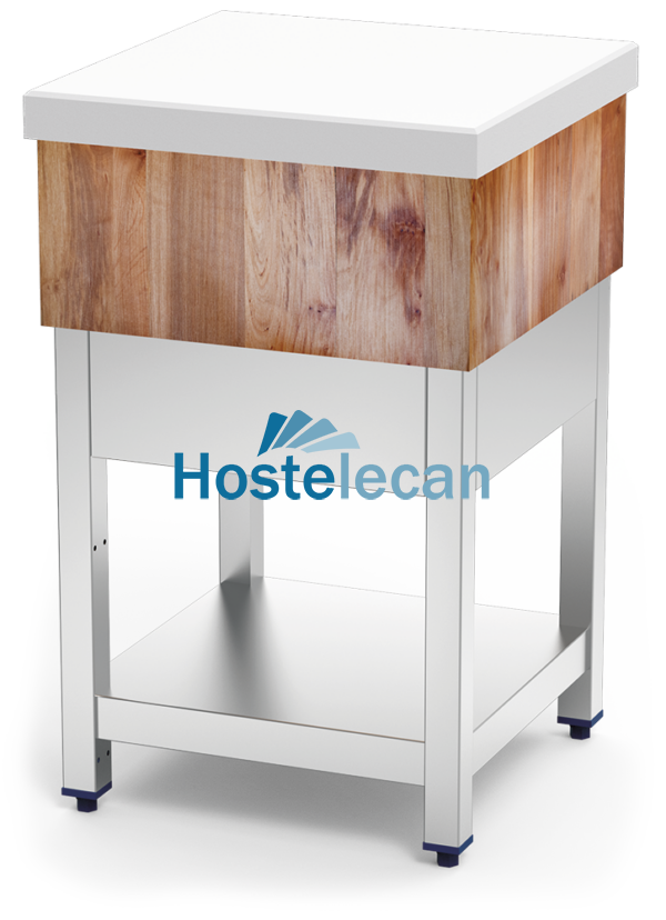 Tajo mad-fibr blanca c/faldón c/entrep 400x400x900