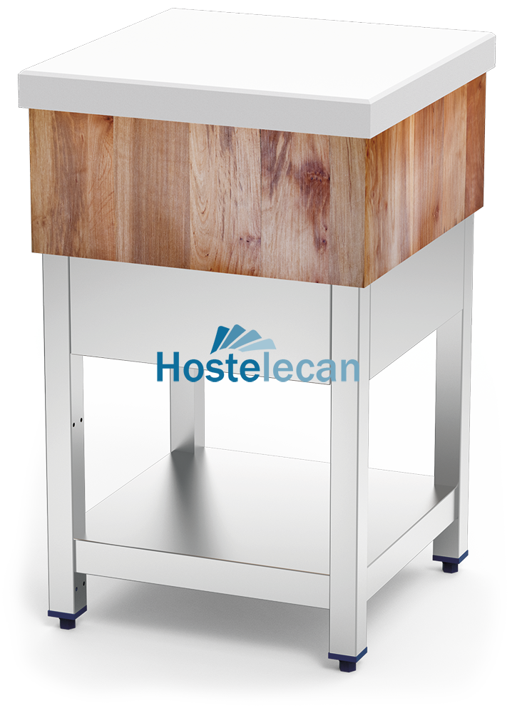 Tajo mad-fib blanca c/faldón c/entrep 1000x500x900