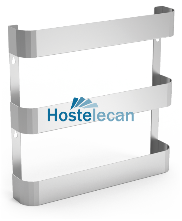 Especiero inox con tres niveles