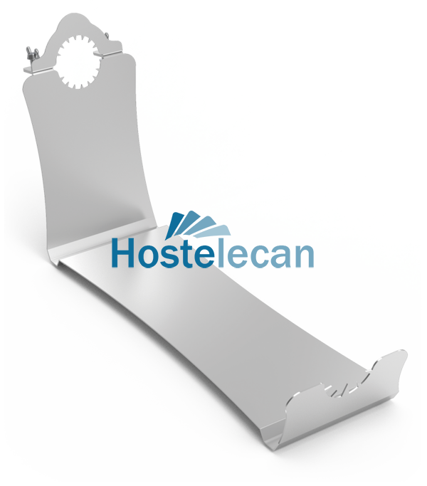 Portajamones en acero inoxidable 510x144x270 mm.