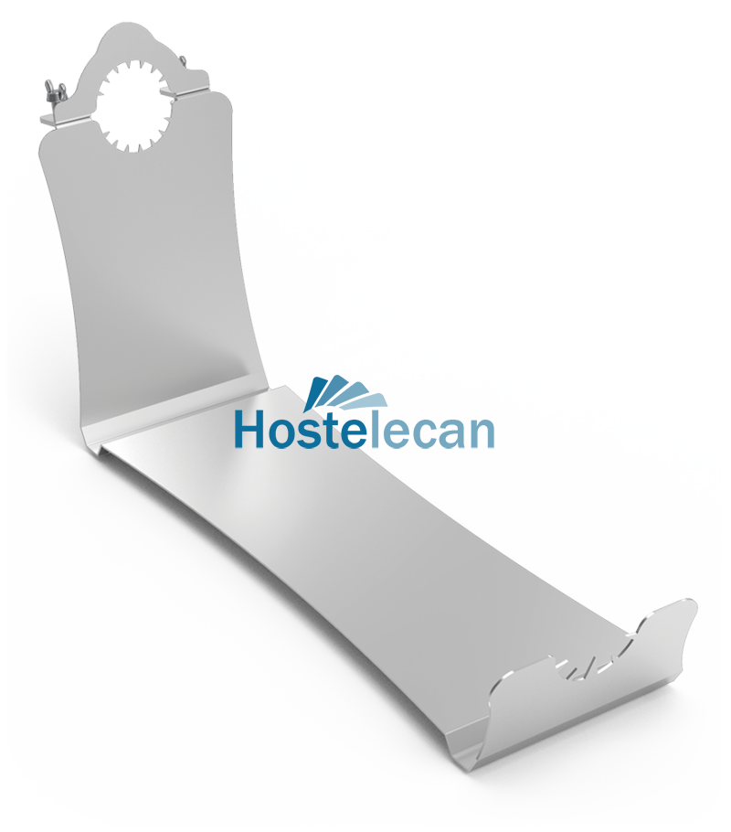 Portajamones en acero inoxidable 510x144x270 mm.