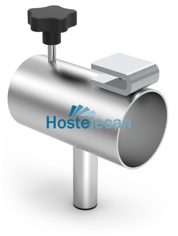 Útil para sujeción y transporte de jamón RT en acero inoxidable 75x140x220 mm