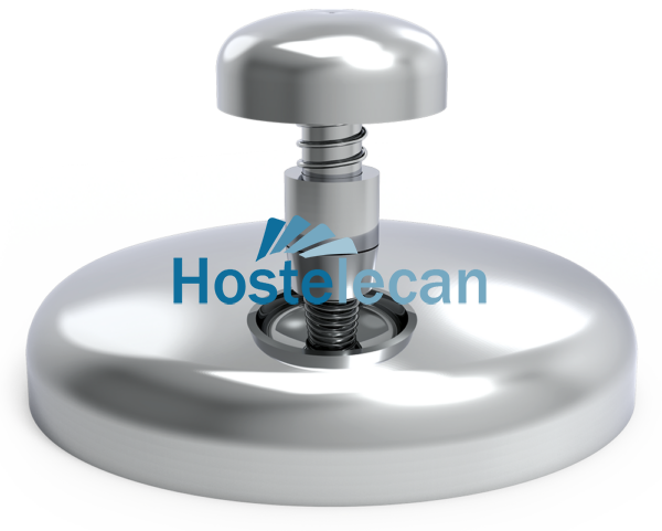 Aplasta hamburguesas inox circular