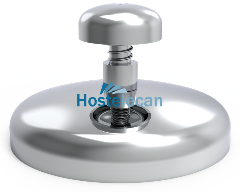 Aplasta hamburguesas inox circular