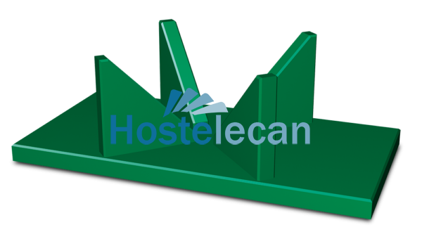 Útil de centrado para corte de fruta en fibra verde