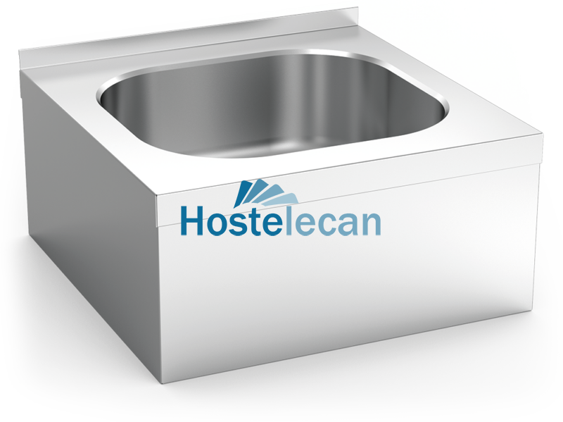 Fregadero colg.c/faldón 1C 450x450x200 mm.