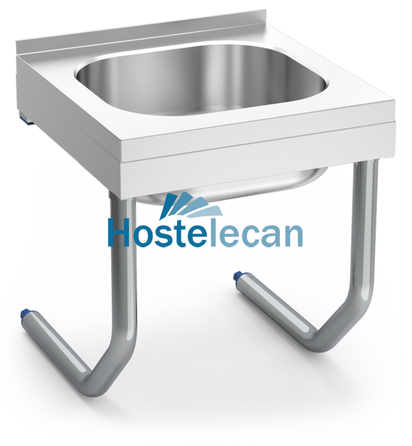 Fregadero colg.c/palomillas 1C 450x450x450 mm.