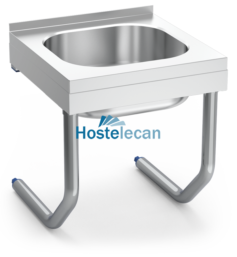 Fregadero colg.c/palomillas 1C 450x450x450 mm.