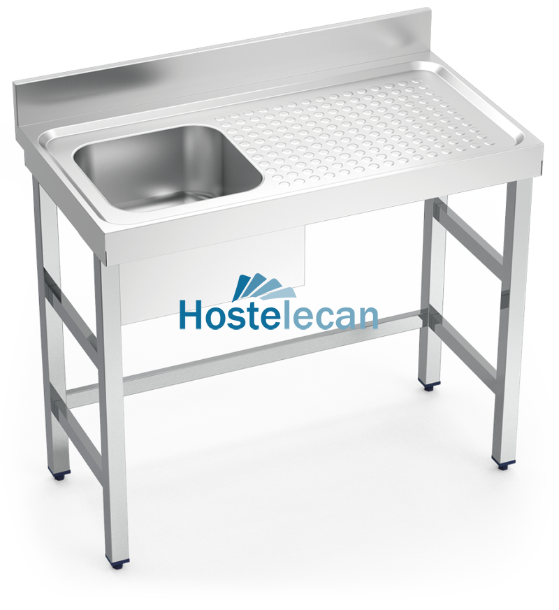 P051802.png Fregadero con soporte 1C,ED 1000x550x850 mm.