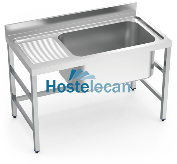 Fregadero gran capacidad 1C,EI 1600x700x850 mm.