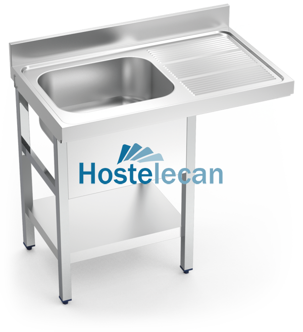 Fregadero para lavavajillas 1C,ED 1200x700x890 mm.