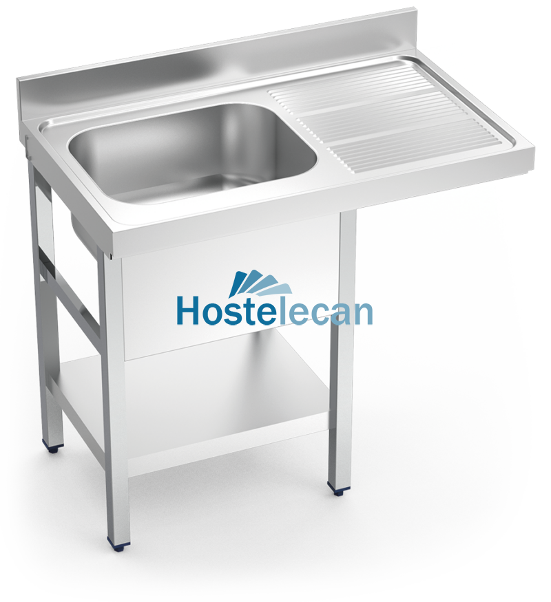 Fregadero para lavavajillas 1C,ED 1200x700x890 mm.