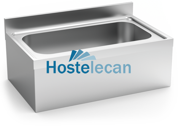 Fregadero colg.c/faldón 1C 1200x600x355 mm.