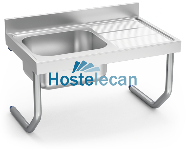 Fregadero colg.c/palomillas 1C,ED 1000x600x300 mm.