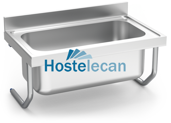 Fregadero colg.c/palomillas 1C 1000x600x340 mm.