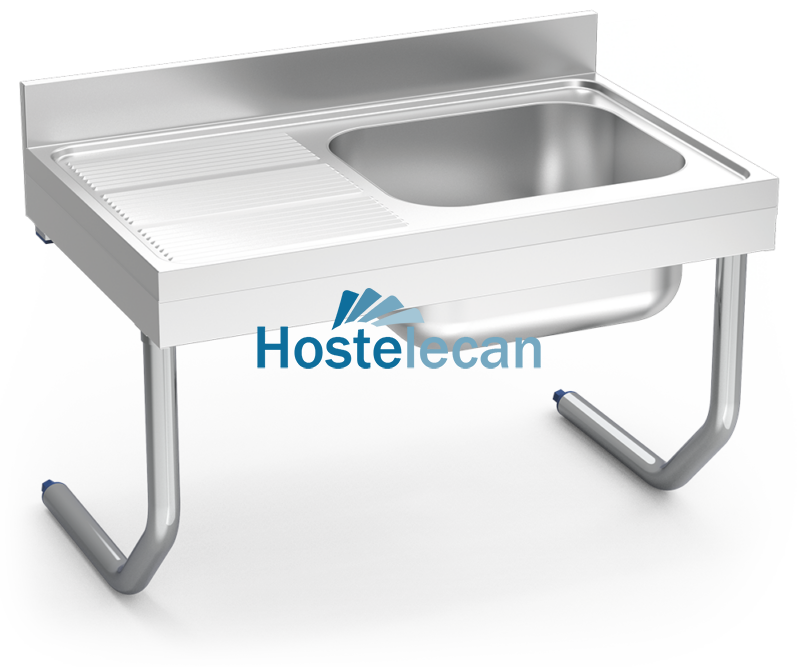 Fregadero colg.c/palomillas 1C,EI 1000x700x300 mm.