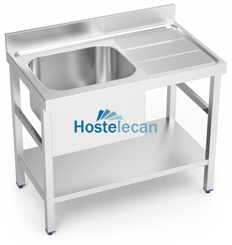 P056206.png Fregadero c/soporte c/entre.1C,ED 1000x700x850 mm.