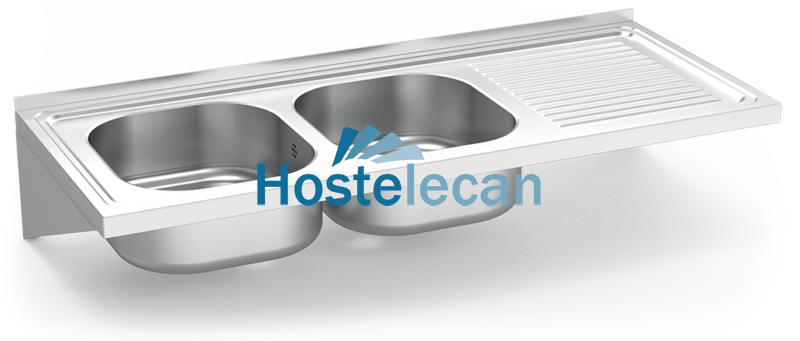 P057436.png Fregadero colg. c/cartelas 2C,ED 1200x500x205 mm.