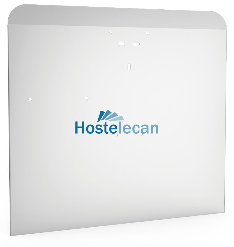 Peto postizo perforado para acoplar a lavamanos de 450 mm.