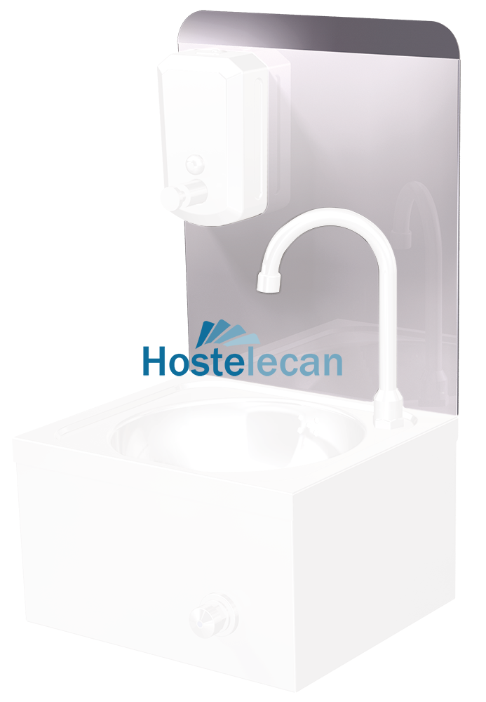 P060608.png Peto postizo liso para acoplar a lavamanos de 350 mm.