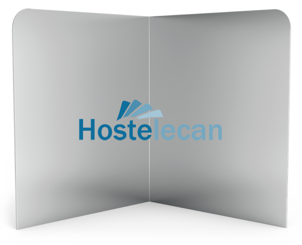 Peto postizo liso para acoplar a lavamanos de esquina de 350 mm.