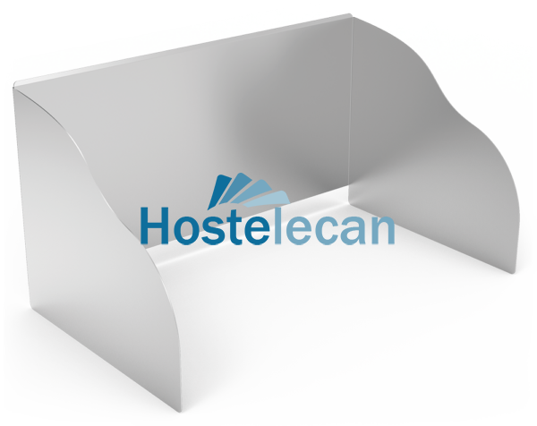 Peto postizo envolvente para cubeta 450x450 mm.