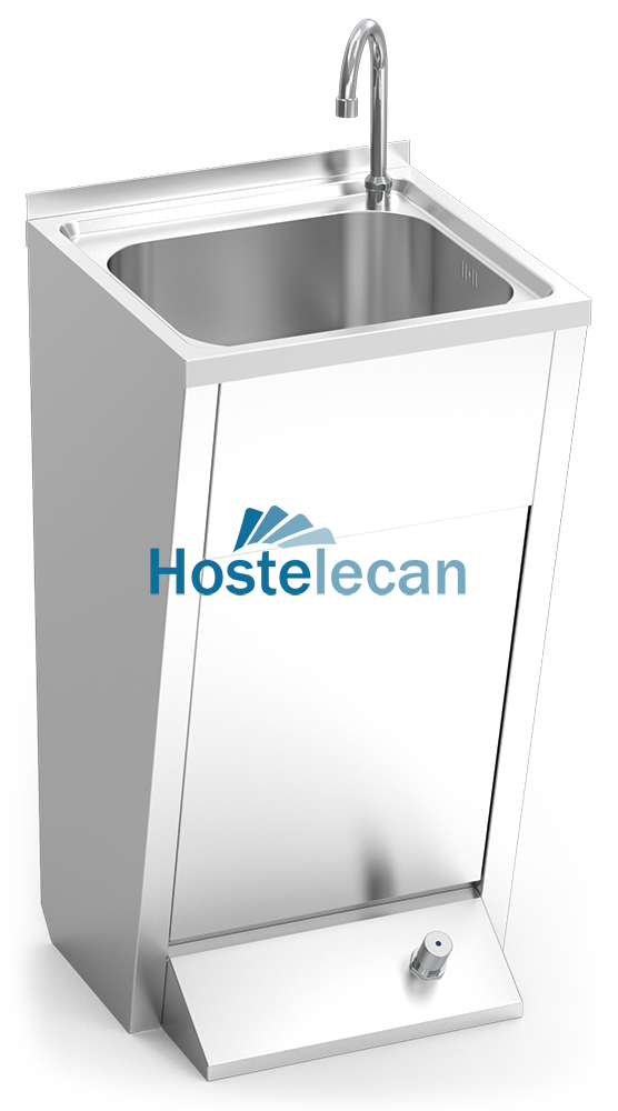 Lavamanos registrable c/pedestal un pulsador