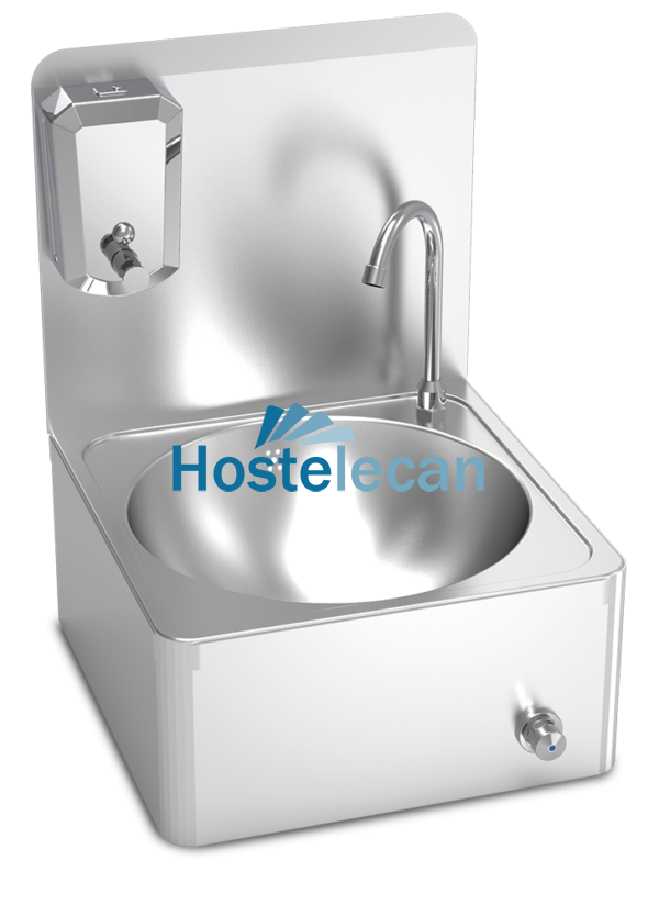 Lavamanos mural de rodilla esquinas redondas