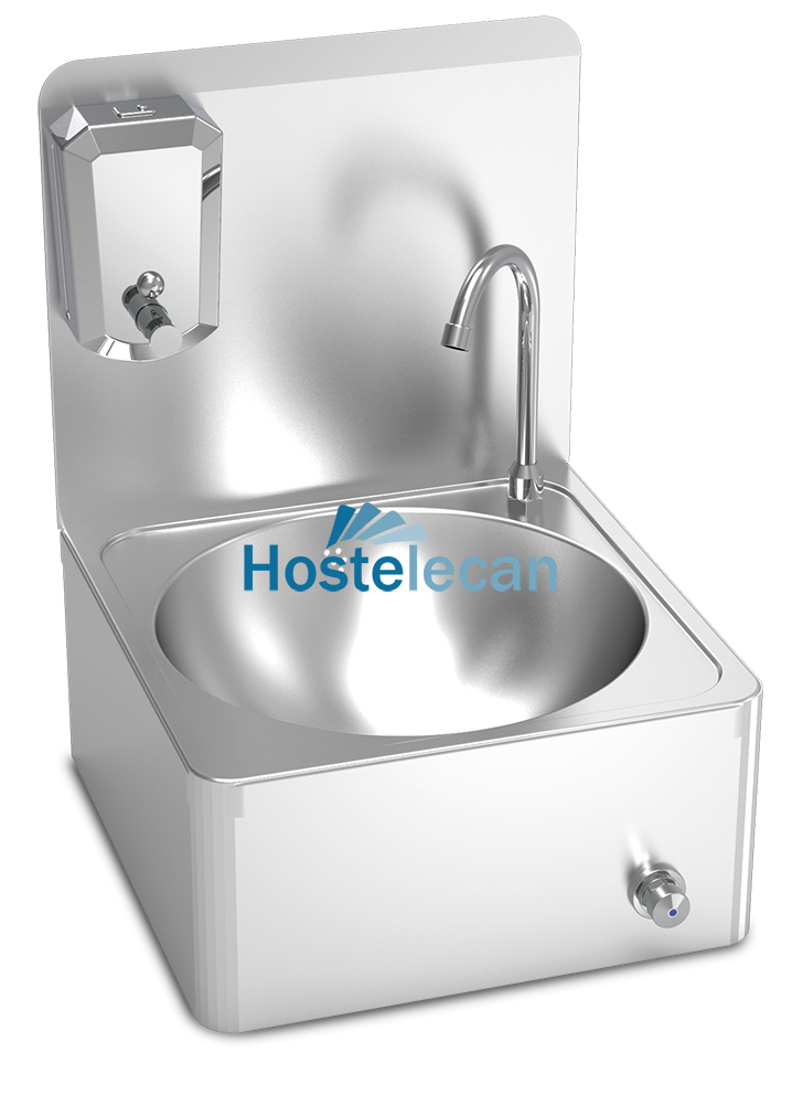 Lavamanos mural de rodilla esquinas redondas