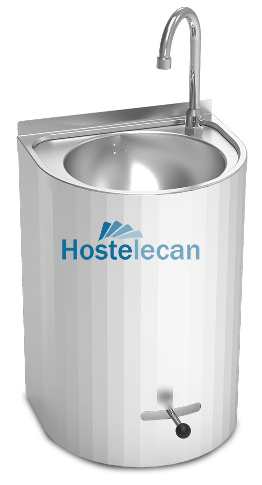 Lavamanos mural de palanca