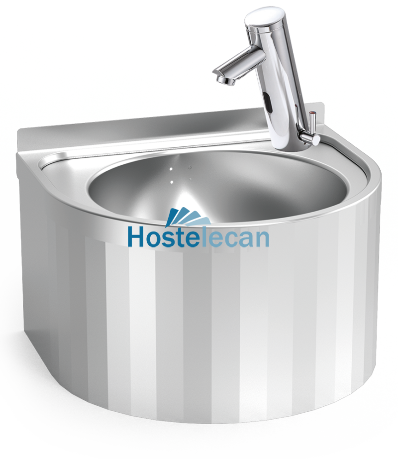 Lavamanos mural electrónico con selector de temperatura,