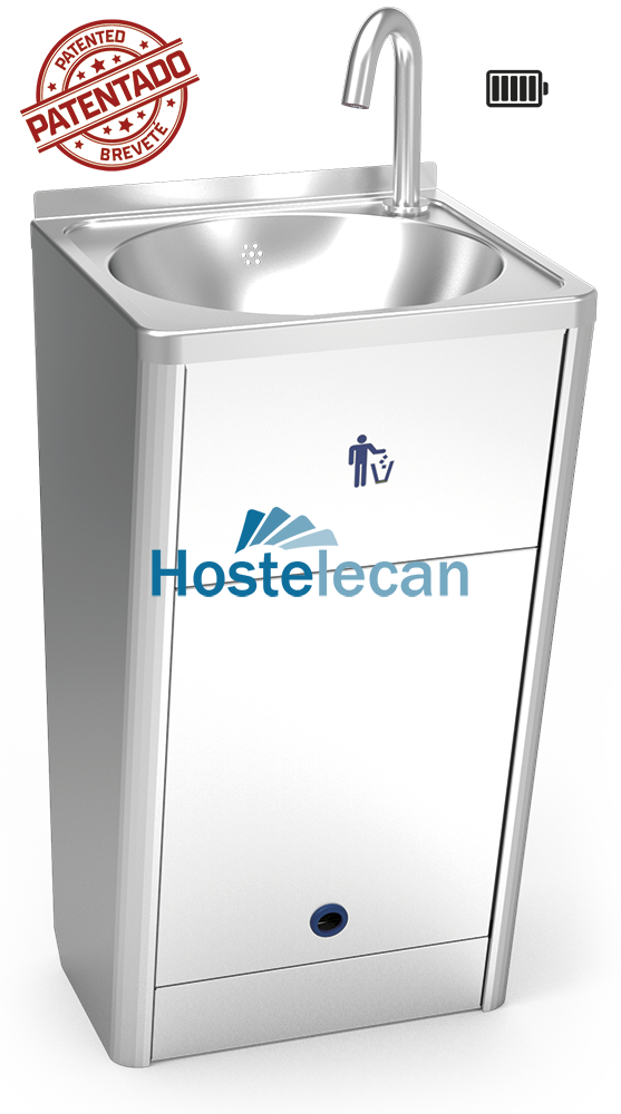 P061464.png Lavamanos registrable autónomo electrónico a batería