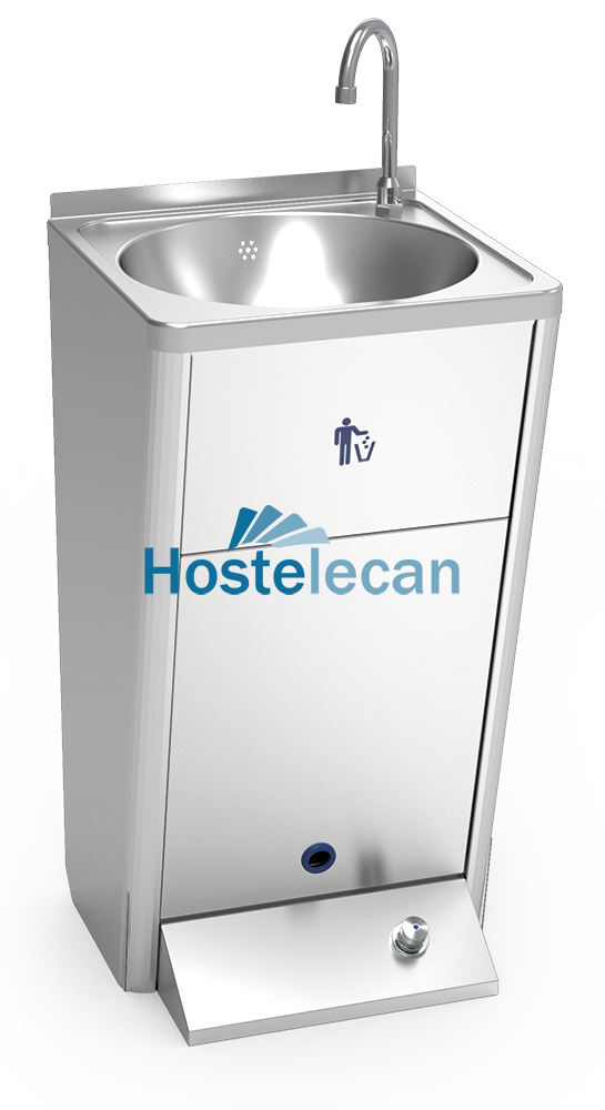 P061468.png Lavamanos registrable autónomo eléctrico un pulsador agua fría