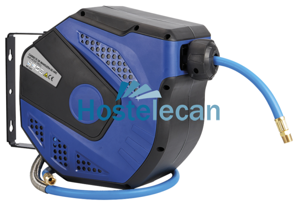 Grifo manguera enrollable profesional.  Serie Básico. 3/8" L=13 mts.