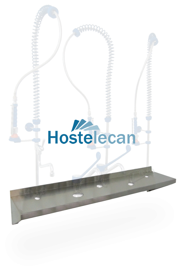 Expositor mural de grifería 1250x300x245 mm.