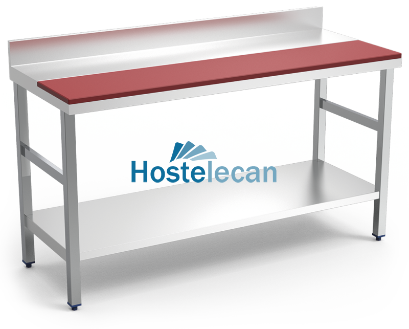 P072002.png Mesa prepar.mural fb.roja c/ent.2000x600x850 mm.