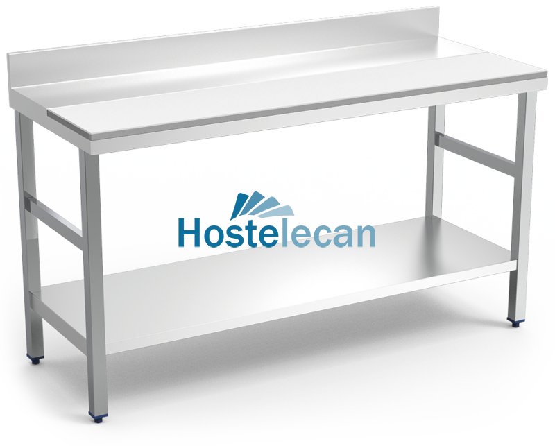 Mesa prepar.mural fb.blanca c/ent.1000x600x850 mm.