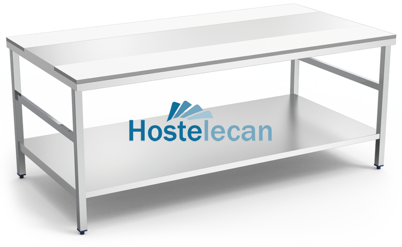 Mesa despiece fb.blanca c/entrep.1500x1050x850 mm.