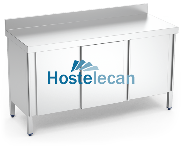 Mesa mural c/2 puertas correderas 1000x500x850 mm.