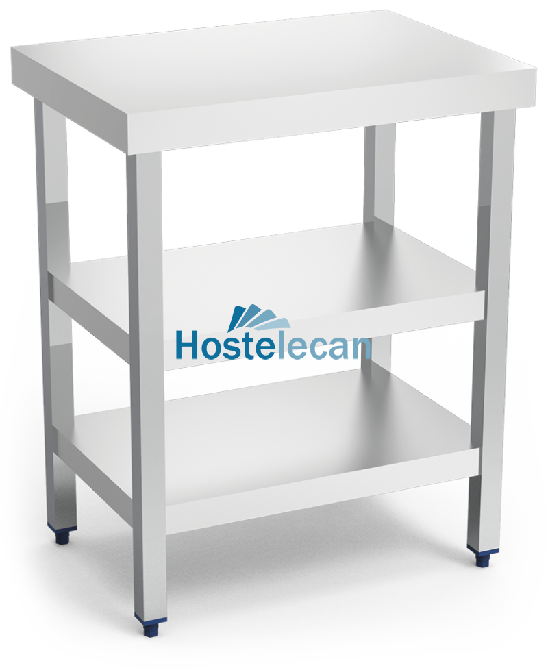 P074402.png Mesa central c/2 entrepaños 705x505x853 mm. Especial maquinaria.