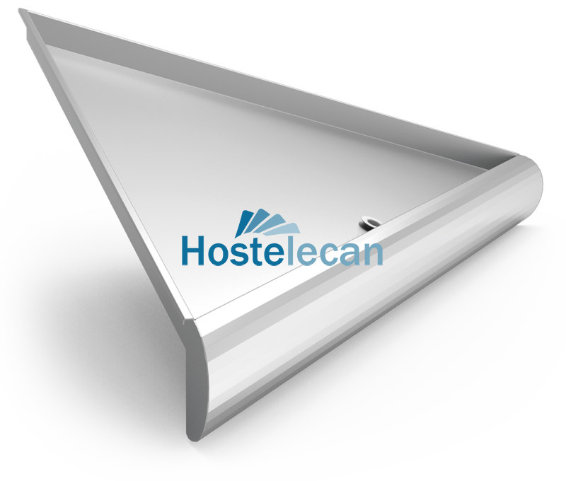 Escuadra exterior para mostrador 1289x967x256 mm.