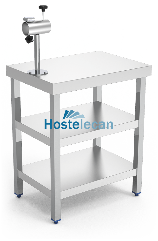 Mesa inox jamonera RT-2D 710x500x1.220 mm